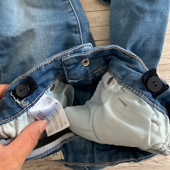 AG Adriano Goldschmied Medium Wash Toddler Girls Adjustable Waist Skinny Jeans - Picture 6 of 7